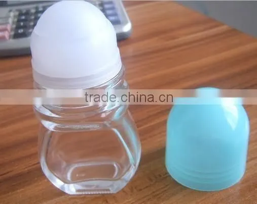 50ml clear glass roll on bottle wholesale