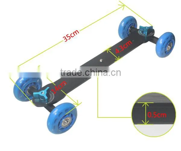 Commlite Photography Video Shooting Slider Track Video Camera Dolly Rail Car
