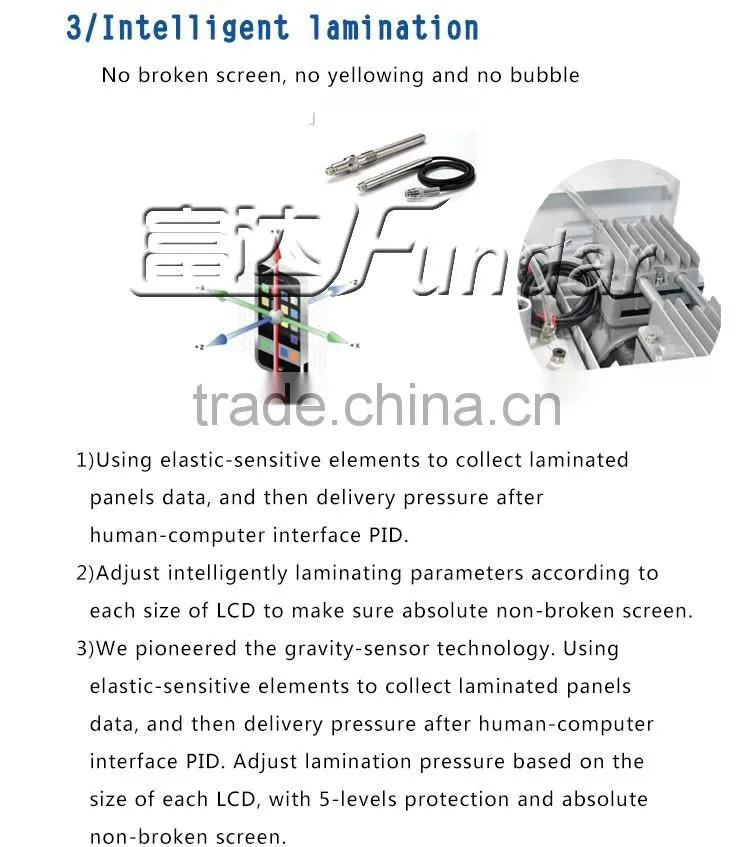 12inch Vacuum OCA lamination machine built in bubble remove lcd refurbish lcd repair mobile air bubble removing machine