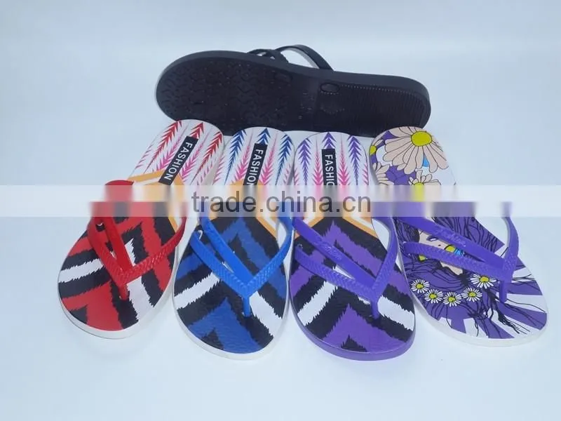 2016 PVC PCU 1602 Bowtie Lady Summer Flipflops