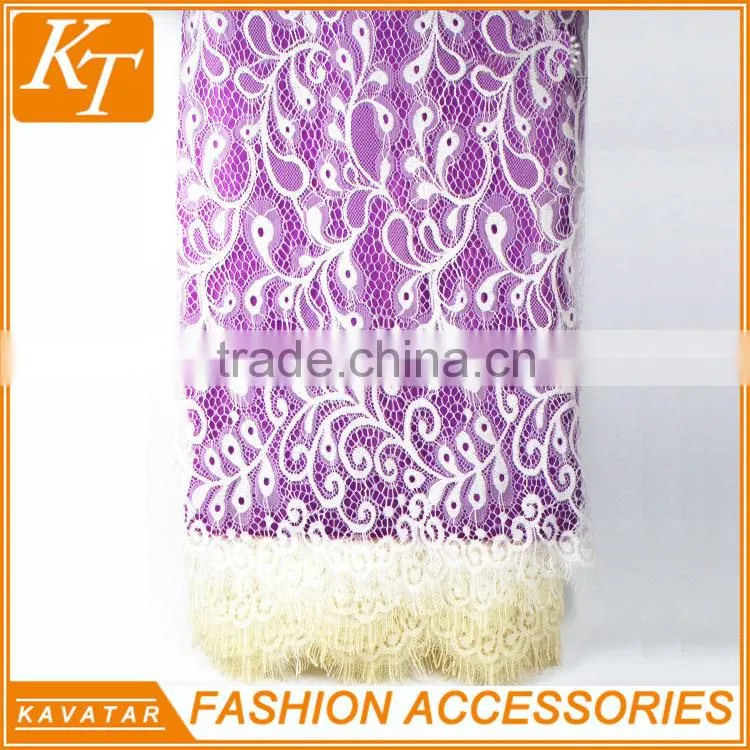 Kavatar Brand New products embroidery guipure lace fabric