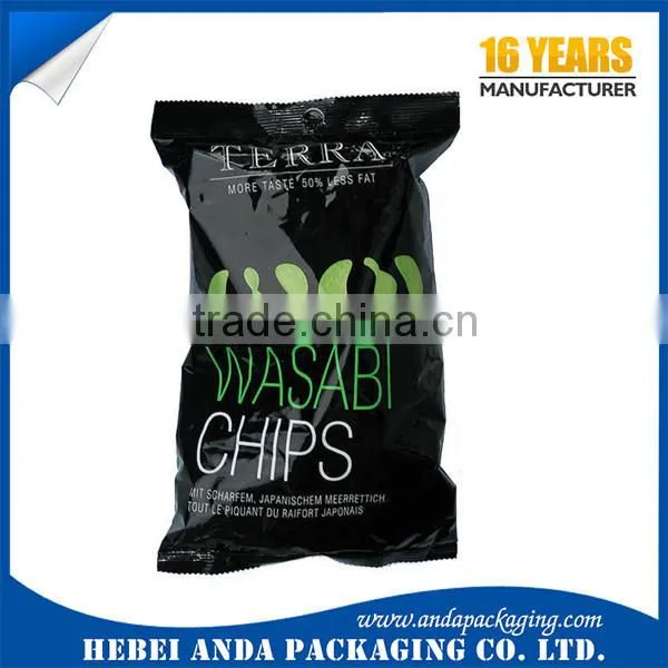 customed food grade potato chips packaging bags