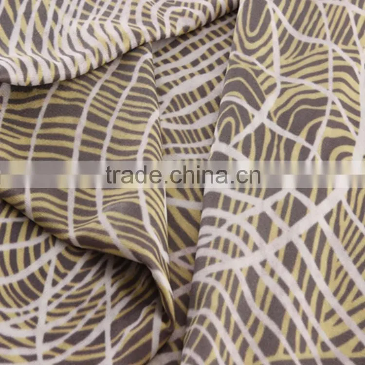 knit digital printed cotton spandex jesrey fabrics for fashion shirts 2016
