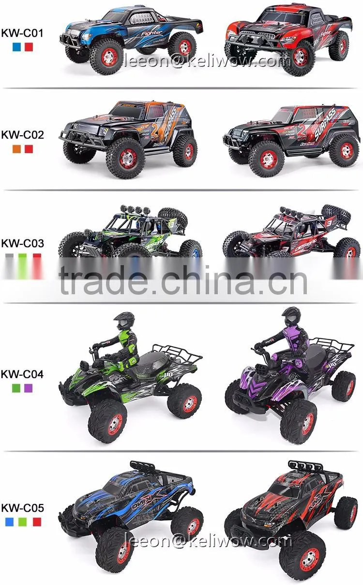 2.4G 4WD 1:12 Full Scale Brushless / Brushed RC Truck Car High Speed Model Car