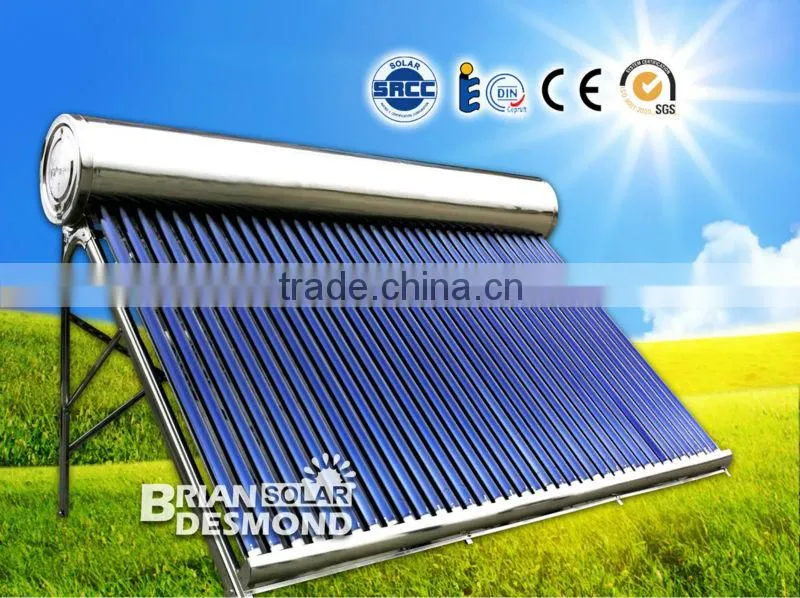 Best Quality Stainless Stell Solar Water Heater With Boiler