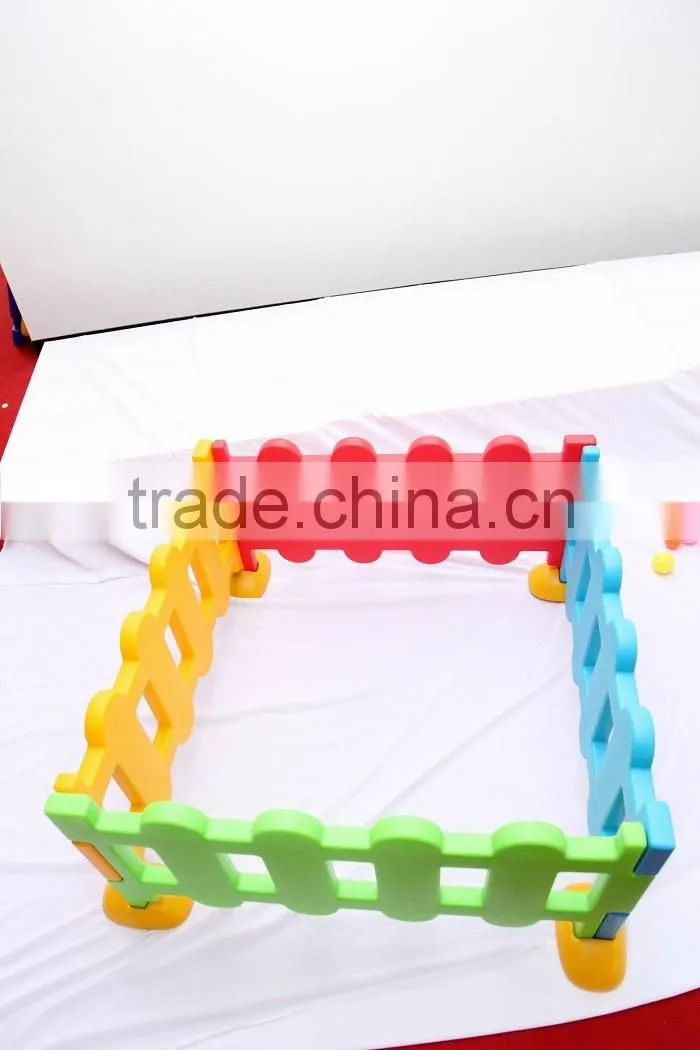 plastic children fence/garden kids pvc fencing/children outdoor used temporary fencing for sale LE.WL.002