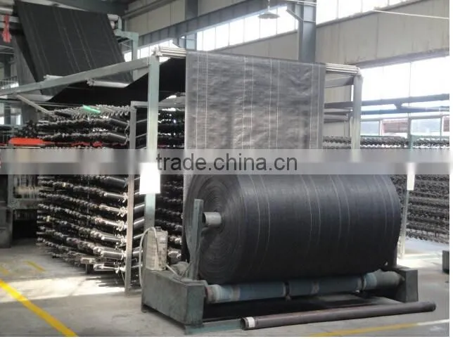 China top leading woven fabric factory 100% virgin material with uv additive for anti grass control fabric tarpaulin weed mat