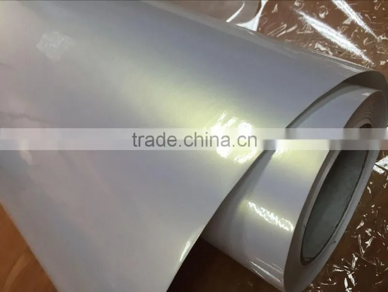 Best Selling 1.52*20m pearl chameleon white film for car sticker, white to gold car wrapping film