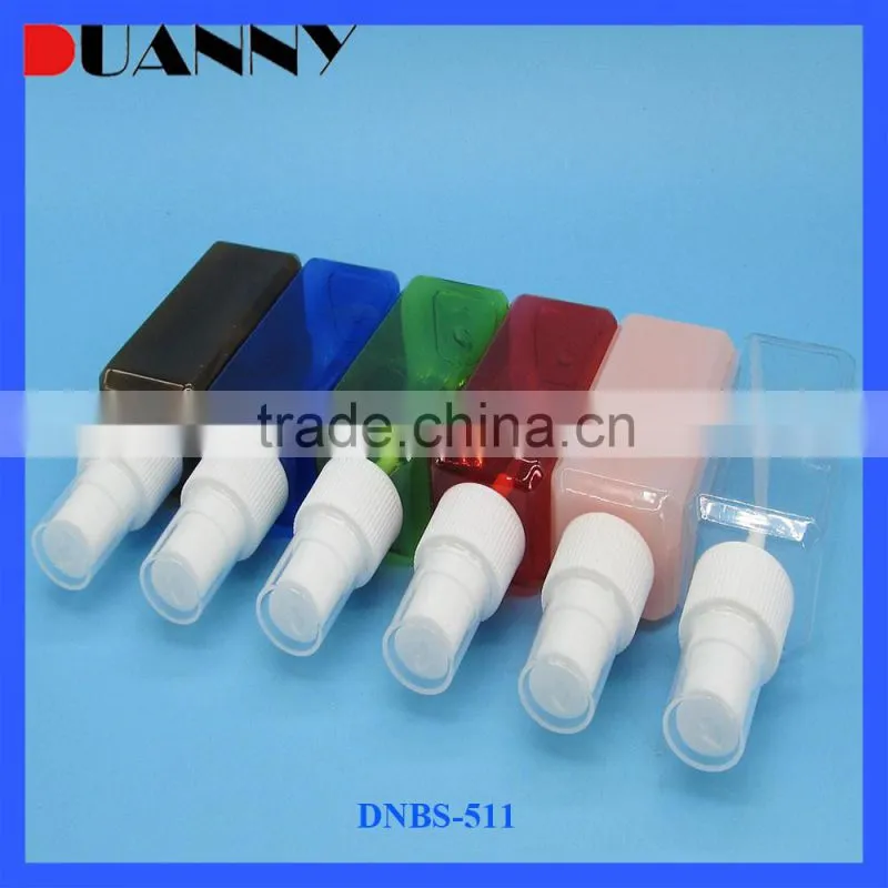 Wholesale Square Shoulder Pet 50Ml Plastic Spray Bottle