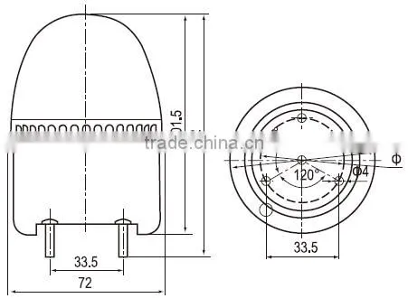 China Wholesale Solar 220VAC Led Warning Light Bar
