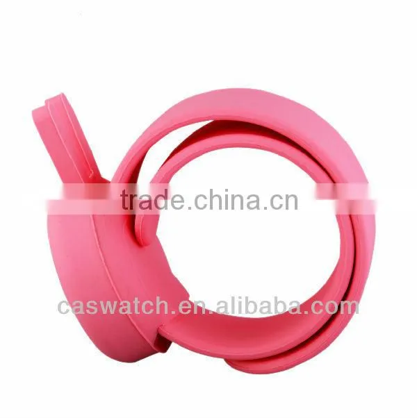 Fashion cute rabbit shaped silicone slap watch