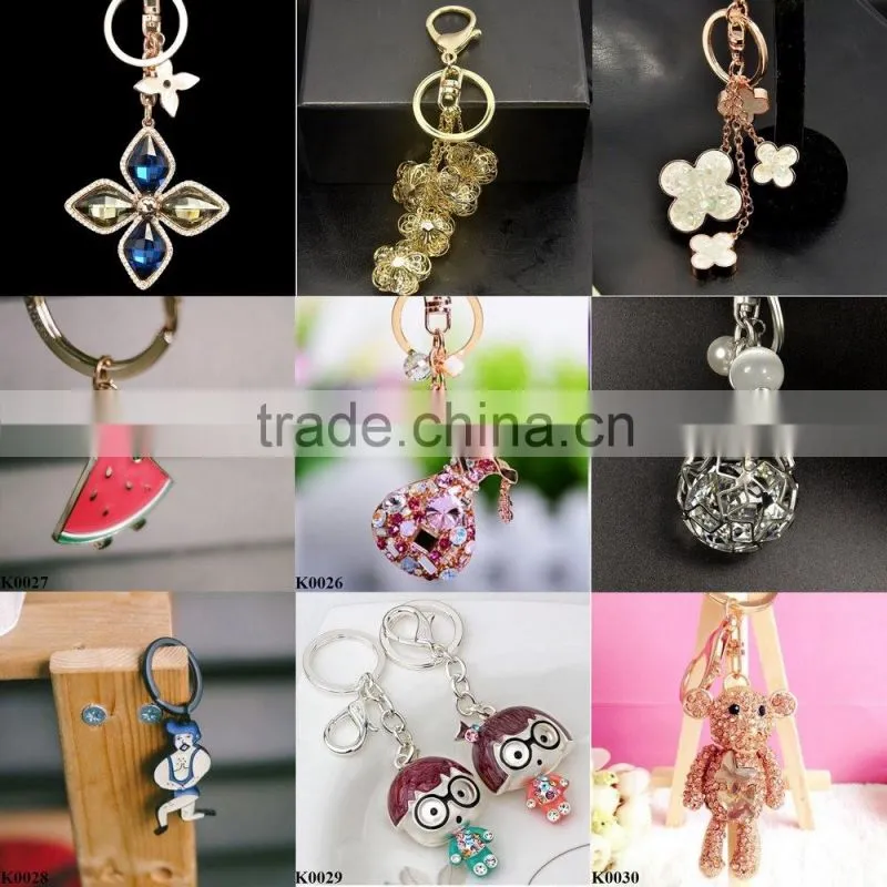 High-grade keychain high qulity diamond, rhinestone horse keychain gifts K0058