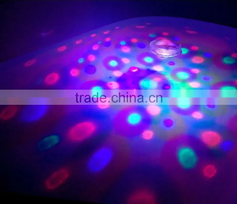 The colorful underwater LED light source