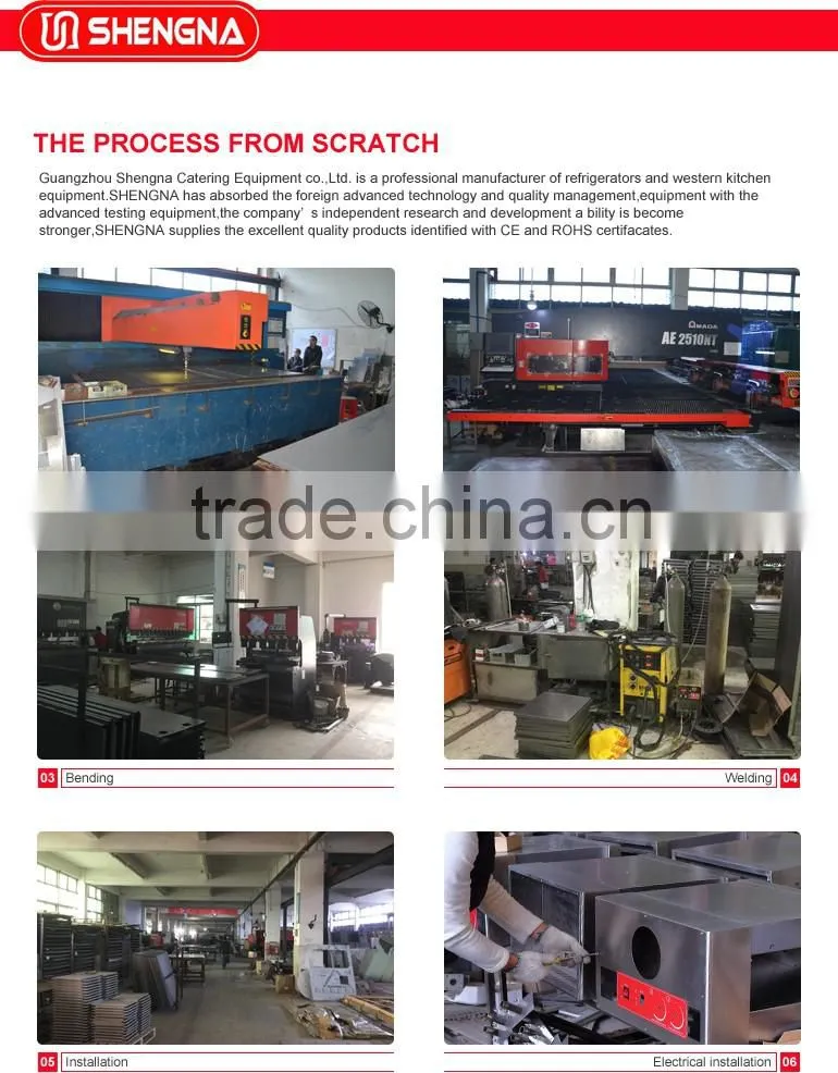 New gas shawarma machine with 6 burnrs cooker for sale