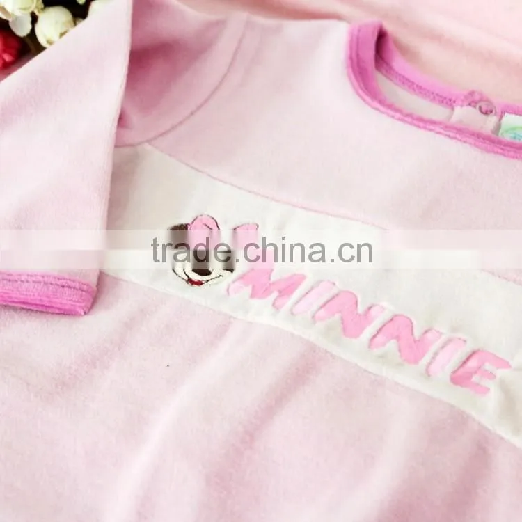 autumn&winter fashion soft long sleeve baby romper clothes