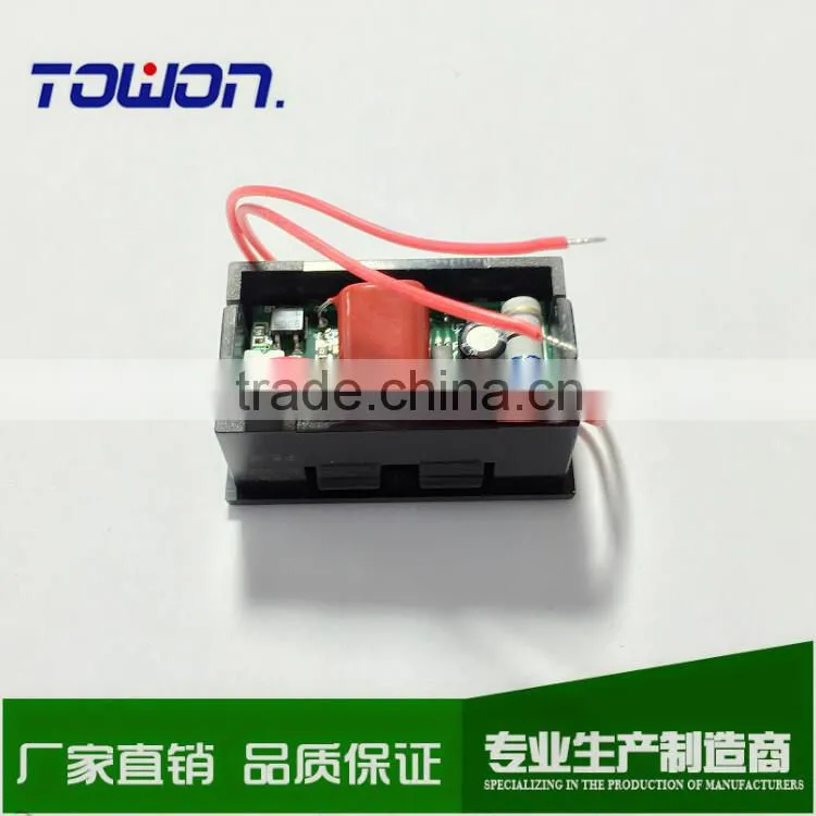 0.56" Red Green Blue LED Digital Voltmeter Volt Panel Meter Red color AC30-500V Voltage Panel Meter