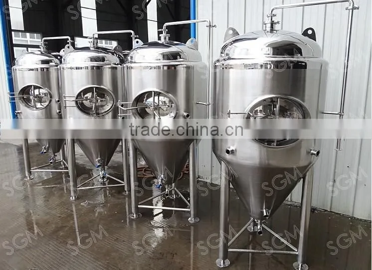 2bbl/3bbl/5bbl/7bbl/10bbl/15bbl/20bbl/30bbl/40bbl/50bbl/60bbl/100bbl Stainless Steel Jacket Fermenter