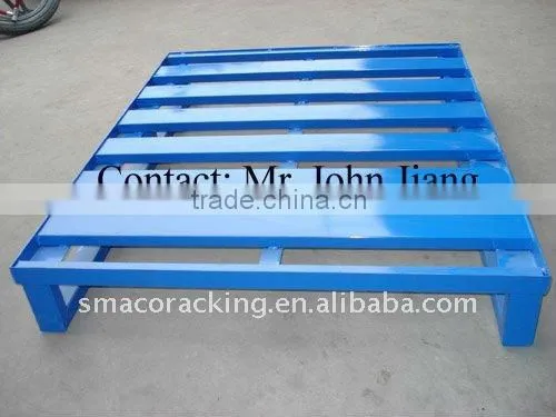 Warehouse steel pallet