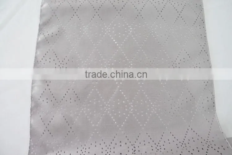 Hot sale wedding laser cut felt table runner for round tables