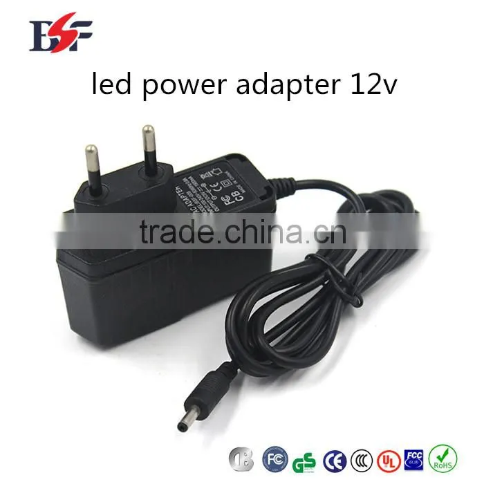 ac dc switching led power adapter 12v