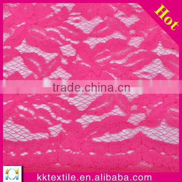 Cotton and Nylon blend swiss embroidery guipure lace fabric