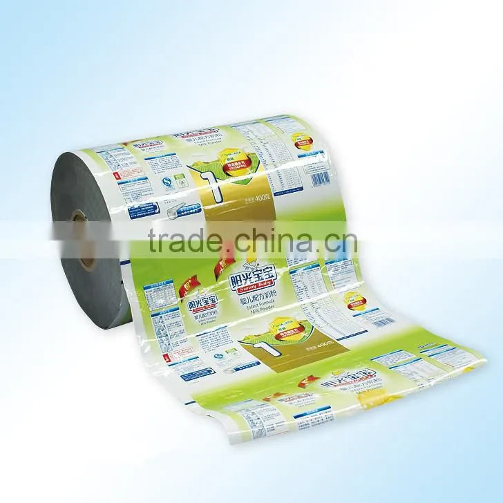 laminated film roll with printing