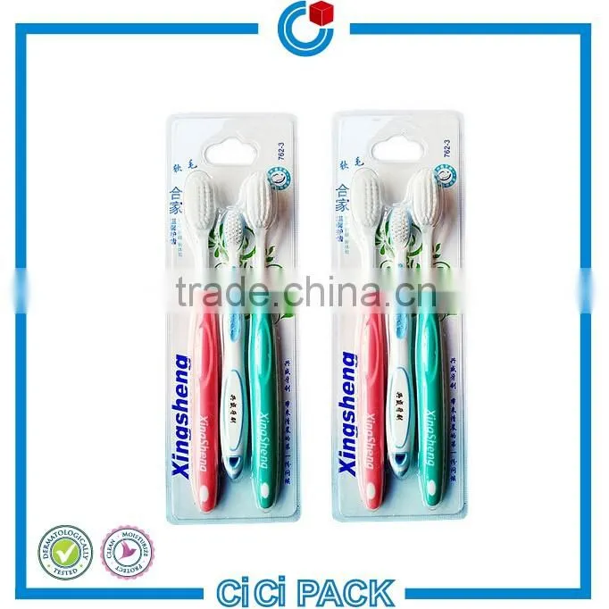Wholesale Customized blister toothbrushes package