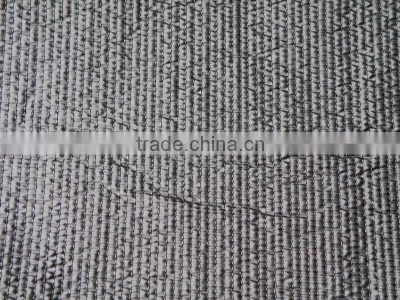 polyester stripe embroidered thermal padded fabric with quilting for jacket