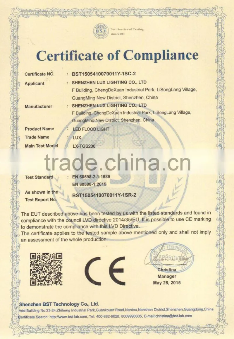 CE ROHS Approved, Free Lighting Design, Meanwell Driver, Promotional Price, 5 Years Warranty 150W LED Floodlight