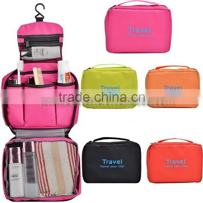 Portable Organizer Makeup Hanging Toiletry Travel Bag