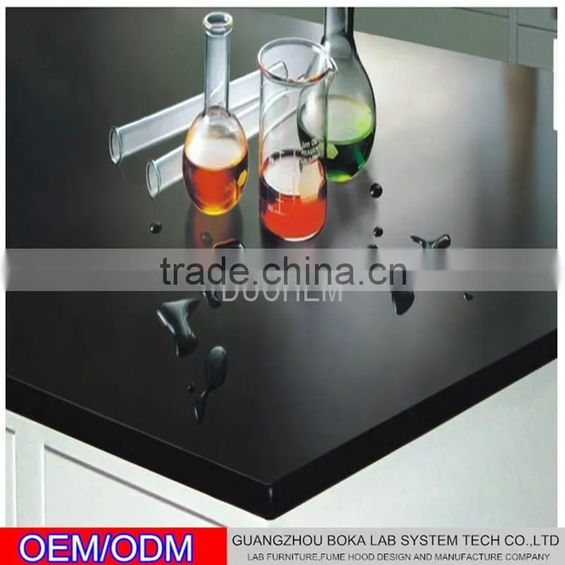 Customized epoxy resin resistant worktop for lab bench