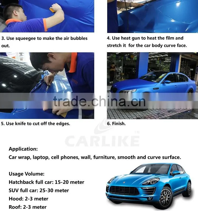 SINO Super Quality Glossy Black Car Sunroof Protective Film