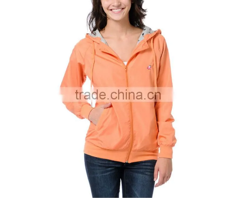Hot sale new style hiking windbreaker women promotional