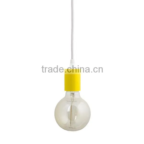 E27 Iron Pendant Light Lamp, Colorful Wholesale Chandelier