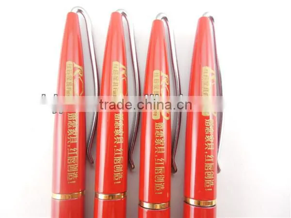 Elegant Design Deep Red Color Promotional Mini Ball Pen for Gifts