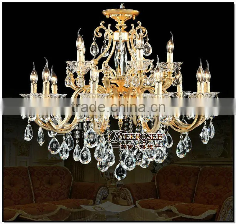 Fashion Style Lamp Design Crystal Chandelier Modern Pendant Lighting Fixture MD88008 L12