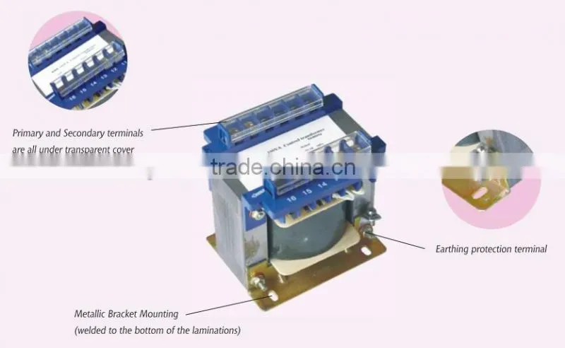 Manufacturer RBK-1500 Control Transformer 1500VA , With Terminal Block Transformer Single Phase /