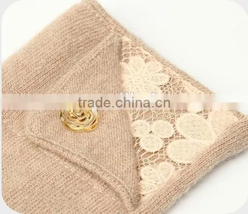 Elegant Lace Design Touch Screen Gloves For Smartphone/Laptop/ipad