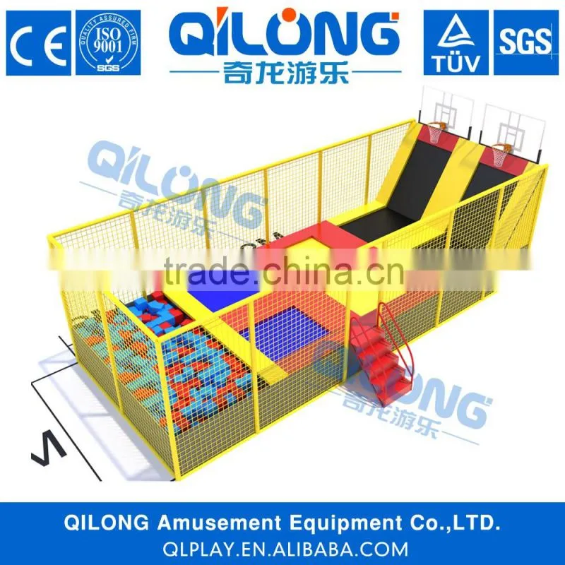 Amusement park kids indoor trampoline for Sale