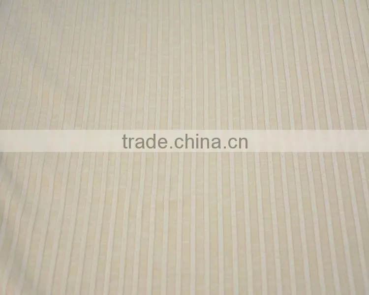 Jiufan Textile Knitted TR Plain Dyed Rib Rayon Polyester Spandex Composition Fabric