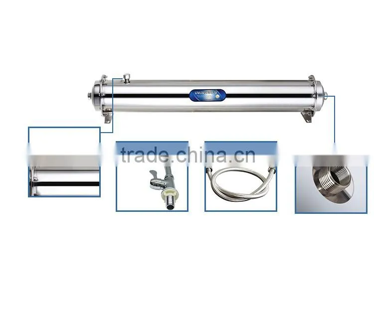 Hollow Fiber Membrane Stainless Steel 4 Stage Filter Price Uf Water Cartridge