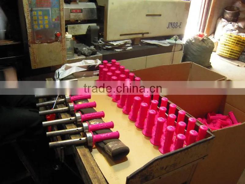 white color aluminium handlebar handle grip