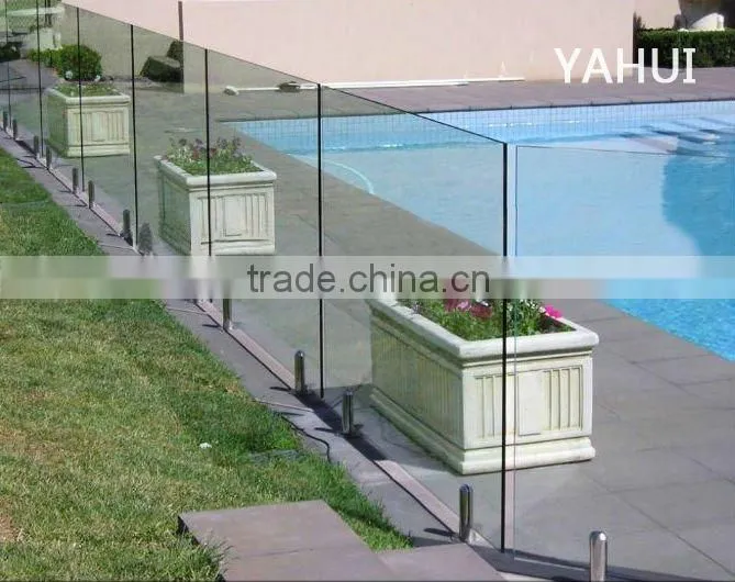 glass fence spigot