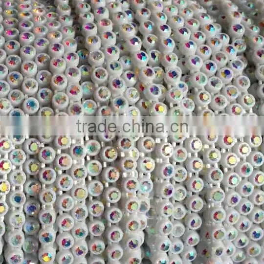 SS8 single rhinestone cup chain