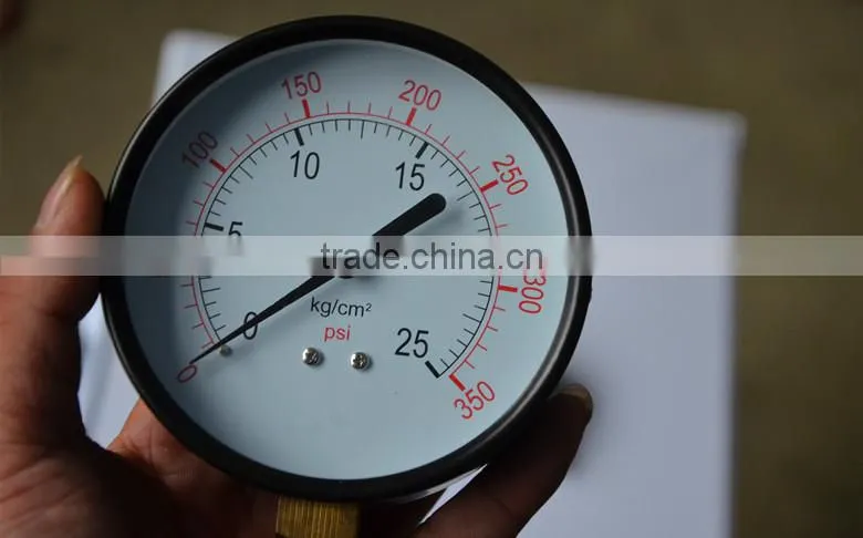 high quality stainless steel pressure gauge glycerin filled pressure gauge pressure gauge with alarm
