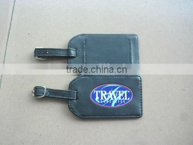 High quality pu material luggage tag/Travel tag