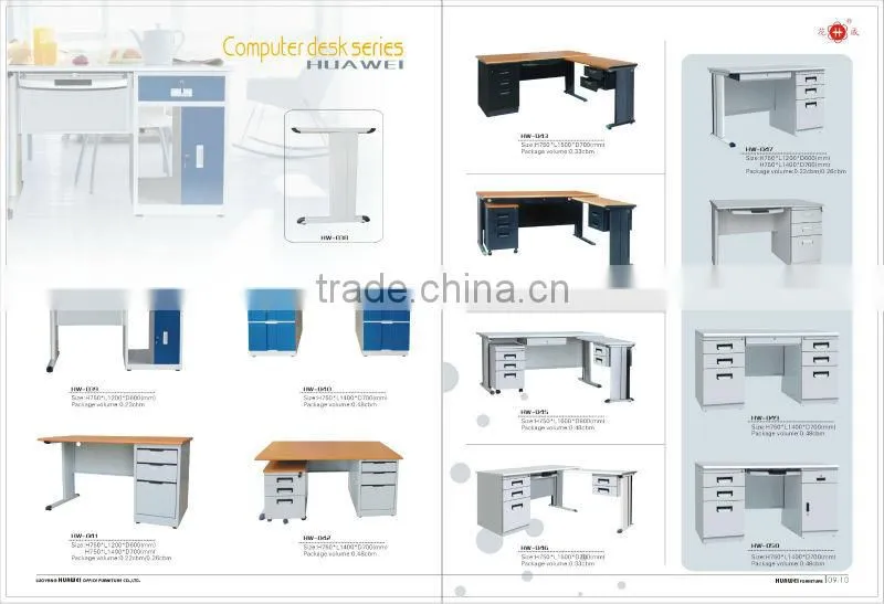 L-Shape steel furnitue ,computer desk ,office table