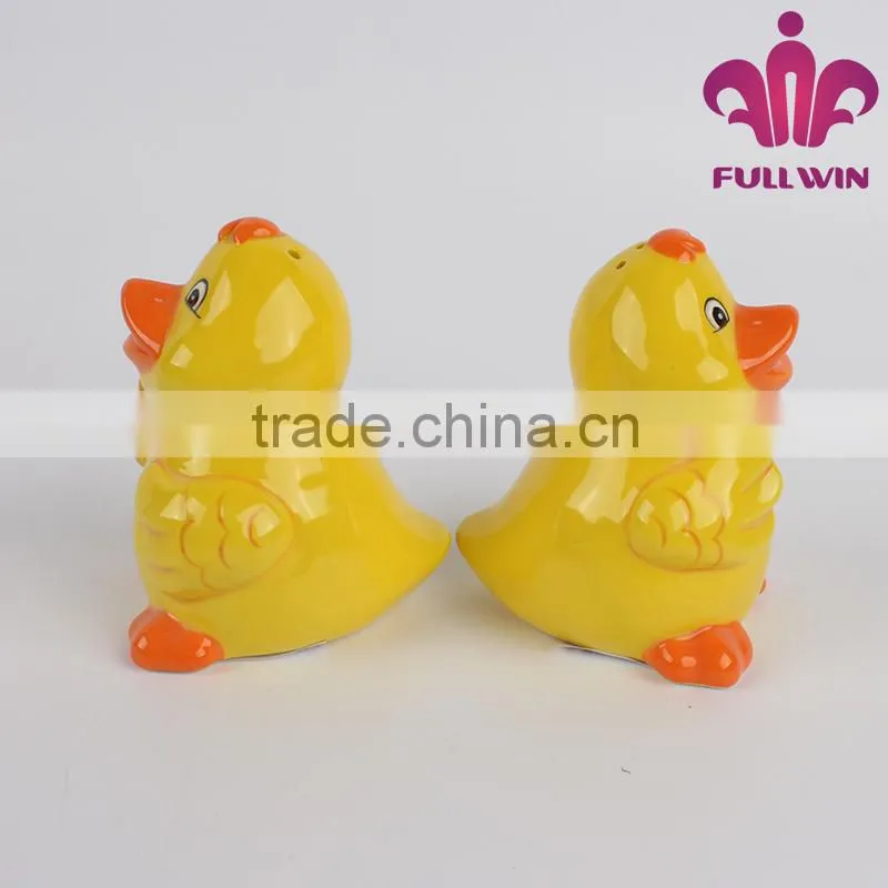 Cheaper ceramic mini duck salt and pepper shaker