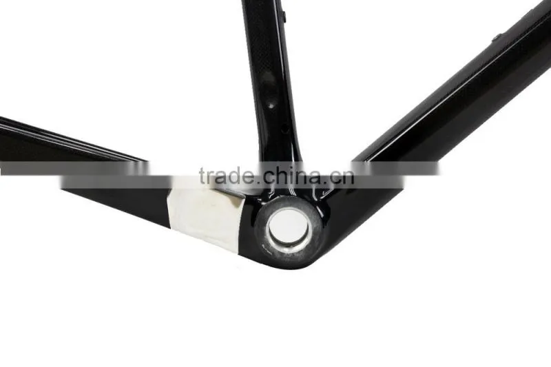Carbon cyclocross bike frame, T700 carbon fiber frame, chinese cx frame V brake , cyclocross bike ISP frame