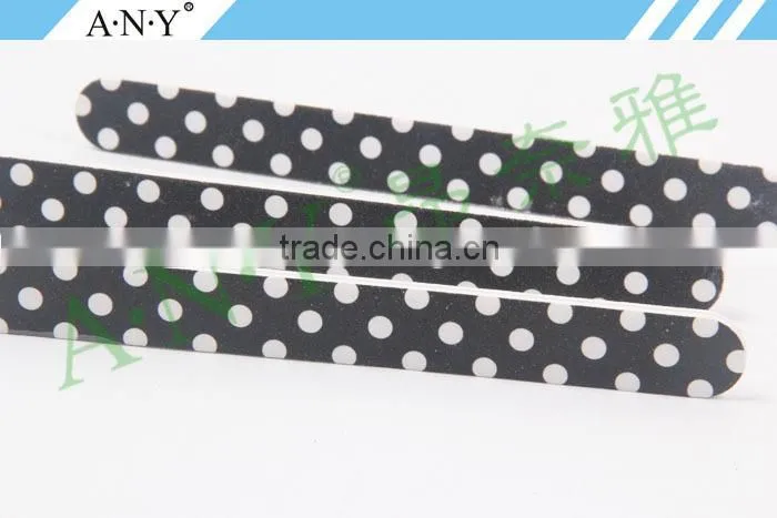 Nail Art Care Shining And Polishing White Dot Embery Board Nail Files Manufacturer